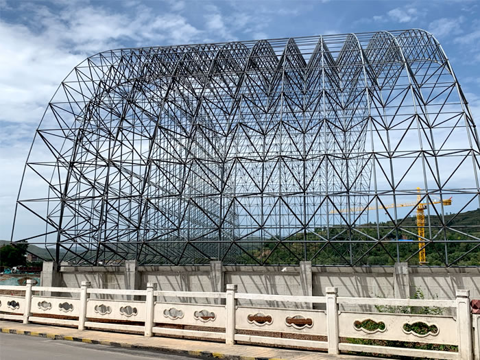 蚌埠山寨矿储煤棚网架